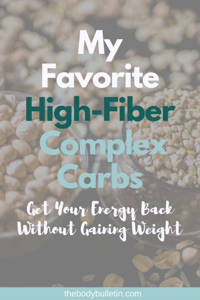 The best high fiber complex carbs. Eating complex carbohydrates is part of a well balanced diet. Complex carbs give you a fuel source unlike any other. They are high in fiber to keep you feeling fuller longer, they aid in digestion, and keep your energy high. They are a necessity if you workout daily and are the best carb for weight loss.
