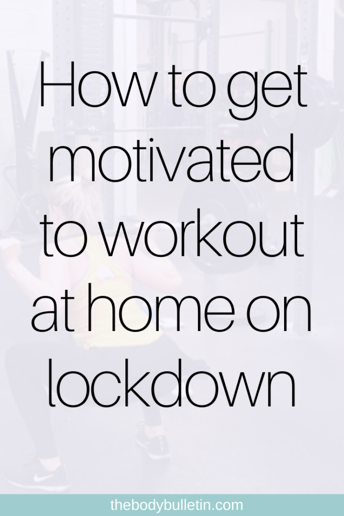 How to get motivation to workout at home