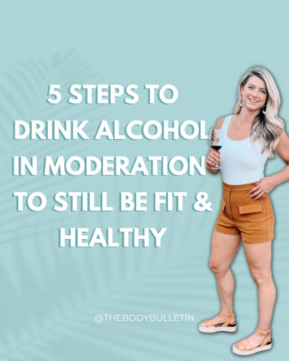 It’s no secret that alcohol doesn’t help you with fat loss but is it possible to enjoy it while still achieving your health and fitness goals?​​​​​​​​
​​​​​​​​
You might be wondering…​​​​​​​​
​​​​​​​​
Can I drink alcohol and still build muscle?​​​​​​​​
​​​​​​​​
How do you balance alcohol and fitness?​​​​​​​​
​​​​​​​​
Can I drink alcohol and be healthy?​​​​​​​​
​​​​​​​​
It’s still possible to enjoy alcohol while making fitness a priority. But you need to determine which way the scale is tipping for you.​​​​​​​​
​​​​​​​​
Take this quiz to find out what type of drinker you are, be honest with yourself. ​​​​​​​​
​​​​​​​​
➡️Can you stop at one drink? Ok sure but…. Do you stop at one drink?​​​​​​​​
1 point for yes​​​​​​​​
2 points for no​​​​​​​​
​​​​​​​​
➡️How many days a week do you consume any amount of alcohol?​​​​​​​​
1 point for 2 days or less​​​​​​​​
2 points for 3-4 days ​​​​​​​​
3 points for 5-7 days​​​​​​​​
​​​​​​​​
➡️Total drinks consumed in a week (one shot, 5 oz of wine, or a 5% beer counts as one drink)​​​​​​​​
1 point for less than 5​​​​​​​​
2 points for 6-10​​​​​​​​
3 points for 11+​​​​​​​​
​​​​​​​​
➡️Add up your points, if you got:​​​​​​​​
4 points or less – you aren’t going to derail your fitness progress much with that light amount of drinking​​​​​​​​
5 points or higher – see options for infusing more balance with alcohol and fitness ​​​​​​​​

What was your score?
​​​​​​​​
If you found that you are drinking moderate to heavy based on the quiz above, try the steps in the slides above or shoot me a message for more help! ​​​​​​​​
​​​​​​​​
Trust me, sometimes you just need someone to point you in the right direction 🙂
